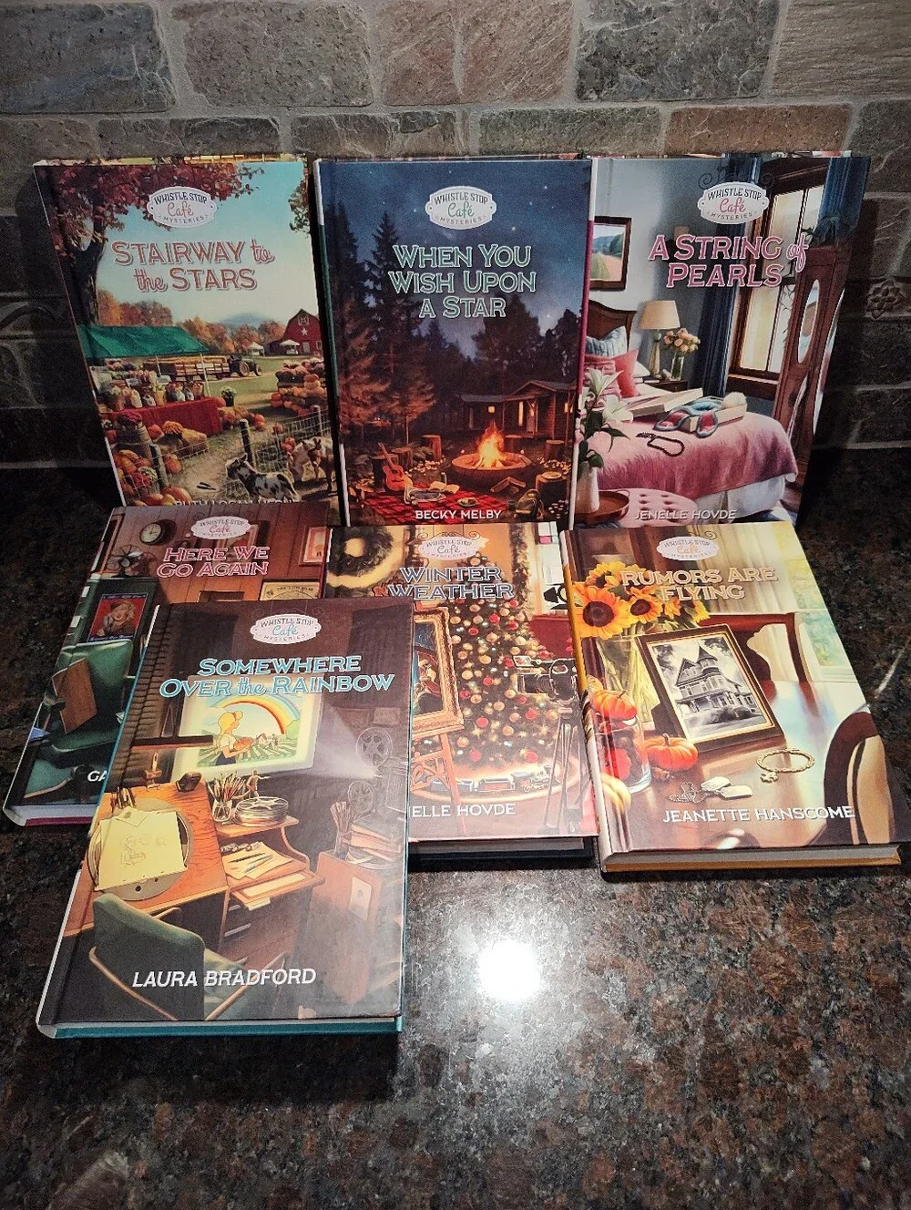 Whistle Stop Cafe Hardcover Book Lot - Assorted Covers (Set of 7)